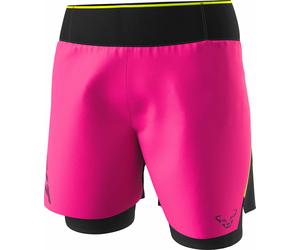 Dynafit - Lightweight, breathable running shorts - Dna Ultra W 2/1 Shorts Pink Glo for Women - Size S Pink S