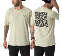 Dynafit - Lightweight, breathable trail T-shirt - Trail T-Shirt M Overcast for Men in Recycled Polyester - Size S - Beige Beige S