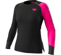 Dynafit - Long-sleeved breathable T-shirt - Dna Longsleeve W Pink Glo for Women - Size S Pink S