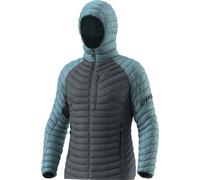 Dynafit - Men's Insulated jacket in goose down for ski touring - Radical Down RDS M Hood Jkt Smoke Blue for Men - Size M Blue M