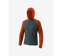 Dynafit Radical Polartec hooded jacket dark grey orange - L