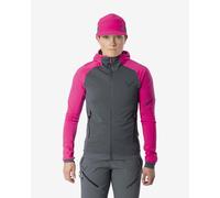 Dynafit Radical Polartec hooded jacket fuchsia pink grey women - S