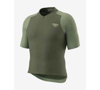 Dynafit Ride Light Half Zip Short Sleeve Jersey Olive Green - S
