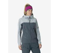 Dynafit Ridge Dynastretch Hooded Jacket Dark Grey Light Grey Women - XS