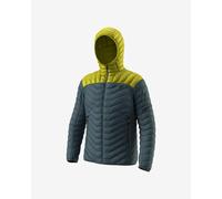 Dynafit Ridge Ultralight Down Hooded Jacket Bluish Grey Yellow - M