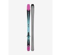 Dynafit Seven Summits Plus Skis + Radical Long Travel Bindings + Pomoca Sealskins Pink Blue Women - 166