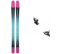 Dynafit - Ski touring bindings - Touring Ski Set Seven Summits W Flamingo/Reef 2023 for Women in Aluminium - Blue Blue 149 cm.158 cm.166 cm