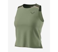 Dynafit Sky Crop Top Sleeveless Top Forest Green Women - S
