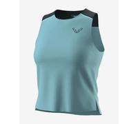 Dynafit Sky Crop Top Sleeveless Top Light Blue Women - M