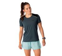 Dynafit - Ultra-lightweight, breathable short-sleeved running T-shirt - Sky Shirt W Cinder for Women in Recycled Polyester - Size M - Grey Grey M
