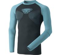 Dynafit - Technical base layer - Speed Dryarn M L/S Tee Storm Blue for Men in Wool - Size XL Blue XL