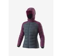 Dynafit Tigard Down hooded jacket burgundy grey women - L