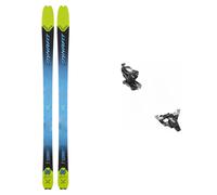 Dynafit - Touring skis - Touring Ski Set Seven Summits Lime Yellow/Black 2023 - Blue Blue 174 cm
