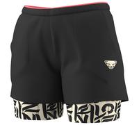 Dynafit - Breathable stretch trail running shorts - Trail 2In1 Short W Black Out Overcast for Women - Size L Black L