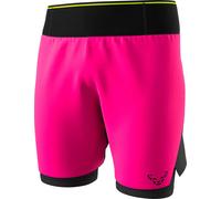 Dynafit - Trail running shorts - Dna Ultra M 2/1 Shorts Pink Glo for Men - Size L Pink L