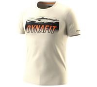Dynafit Transalper Graphic Short Sleeve T-Shirt Natural White Orange Black - XXL