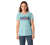 Dynafit - Women's Transalper Graphic S/S Tee - Sport shirt size S, turquoise/blue