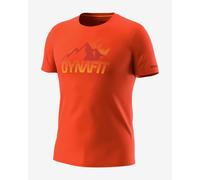 Dynafit Transalper Graphic Short Sleeve T-Shirt Bright Orange - XXL