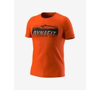 Dynafit Transalper Graphic Short Sleeve T-Shirt Intense Orange Black - XXL