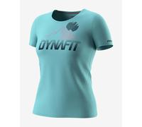 Dynafit Transalper Graphic Short Sleeve T-Shirt Sky Blue Women - S