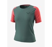 Dynafit Transalper Short Sleeve T-shirt teal pink Women - XS
