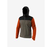 Dynafit Traverse Insulation Hooded Jacket Brown Black Orange - S
