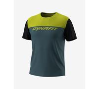 Dynafit Traverse Light Short Sleeve T-Shirt Lime Green Dark Grey - L