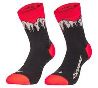 Dynafit Traverse Mid Socks Black Bright Red - 35-38