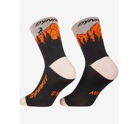 Dynafit Traverse Mid Socks Black Orange - 35-38