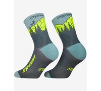 Dynafit Traverse Mid Socks Dark Grey Yellow Ultra - 35-38