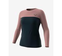 Dynafit Traverse S-Tech Long Sleeve T-Shirt Pink Women - M-L
