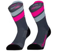 Dynafit Ultra Crew Socks Dark Grey Fuchsia - 39-42