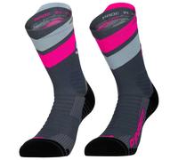 Dynafit Ultra Crew Socks Dark Grey Fuchsia - 43-46