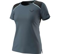 Dynafit - Ultra-lightweight, breathable short-sleeved running T-shirt - Sky Shirt W Cinder for Women in Recycled Polyester - Size M - Grey Grey M