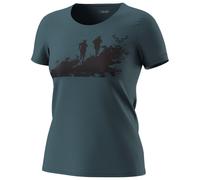 Dynafit - Women's Graphic Co S/S Tee - T-shirt size 36, blue