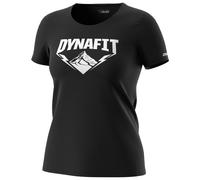 Dynafit Graphic Short Sleeve T-Shirt Black White Logo Women - M