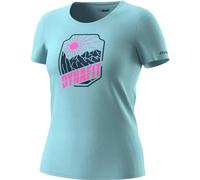 Dynafit Women's Graphic Co W S/S Tee T-Shirt, Marine Blue/Badge, 12