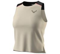 Dynafit Sky Sleeveless Crop Top White Beige Women - L