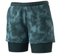 Dynafit - Women's Trail Reflective 2/1 Shorts - Running shorts size L, blue