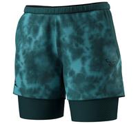 Dynafit - Women's Trail Reflective 2/1 Shorts - Running shorts size S, blue