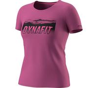 DYNAFIT Women's Transalper Graphic T-Shirt, Magenta-6070, S