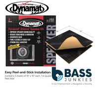 Dynamat DYN10415 Extreme Xtreme Speaker Kit - 2 sheets 10"x10" (254mm x 254mm)