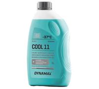Dynamax Cool G11 Antifreeze Coolant READY MIX -37° 1 Litre, Blue/Green Coolant