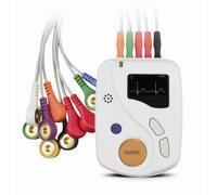 Dynamic 12 Lead ECG/EKG Holter Monitor Alalyzer Software 24hours CONTEC TLC6000