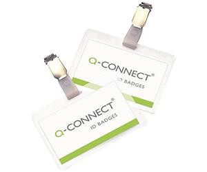 Dynamic 1654 Power Q CONNECT - KF00302 - ID BADGE, HOT LAMINATING (25PK) [Pack of 25] with Handy Compact Card shaped Multitool