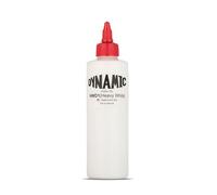 Dynamic 8 oz Heavy Non Mixing White Tattoo Ink Bottle Supply by Dynamic Colors