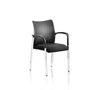 dynamic Academy Visitor Chair Fixed Armrest Black Academy 620 x 570 x 870 mm