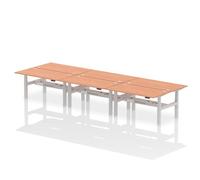 Dynamic Air Back-to-Back W1600 x D800mm Height Adjustable Sit Stand 6
