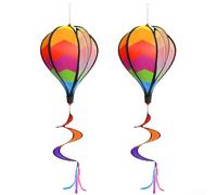 Dynamic Air Balloon Windmill Twister, 3D Rotating Geometric Design, Garden Decoration