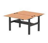 Dynamic Air Electronically Height Adjustable Back to Back Desk Rectangular H-Frame 1,400 (W) x 1,640 (D) x 1,315 (H) mm MFC (Melamine Faced Chipboard), Steel